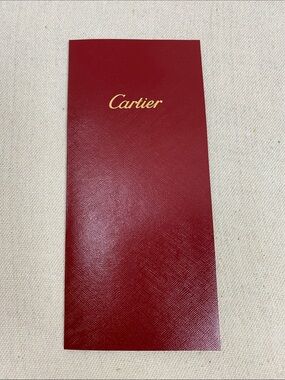 New authentic Cartier folio/folder/receipt holder